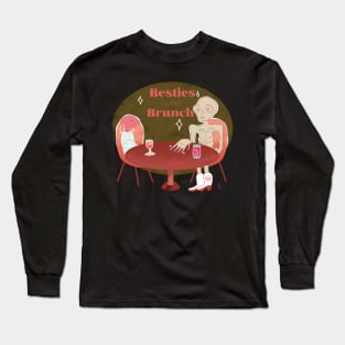 Besties Who Brunch Long Sleeve T-Shirt